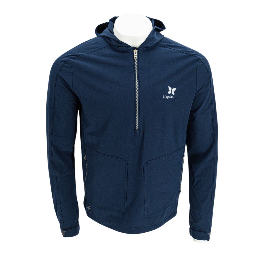 PETER MILLAR QUEST HALF-ZIP HOODIE