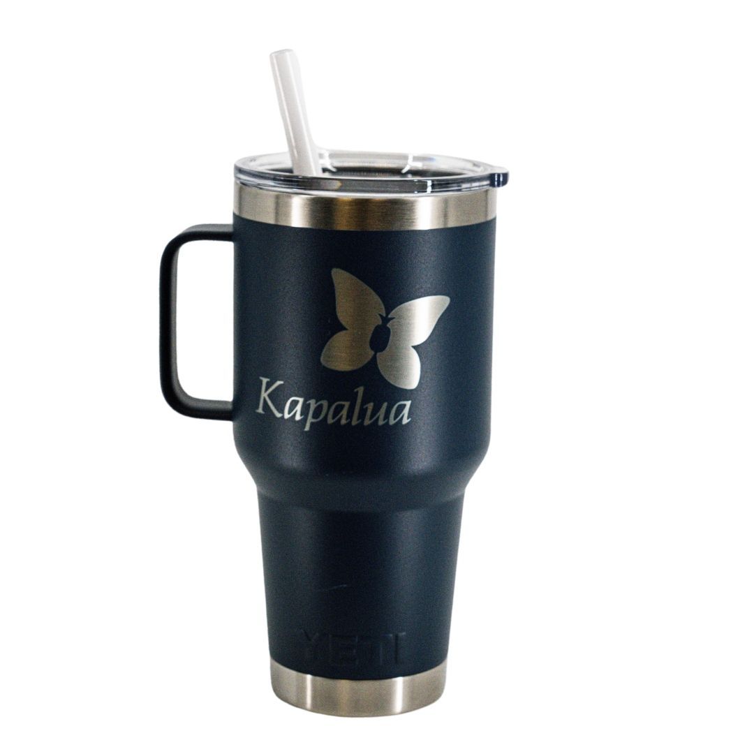 YETI 35 OZ STRAW RAMBLER MUG, Color: NAVY