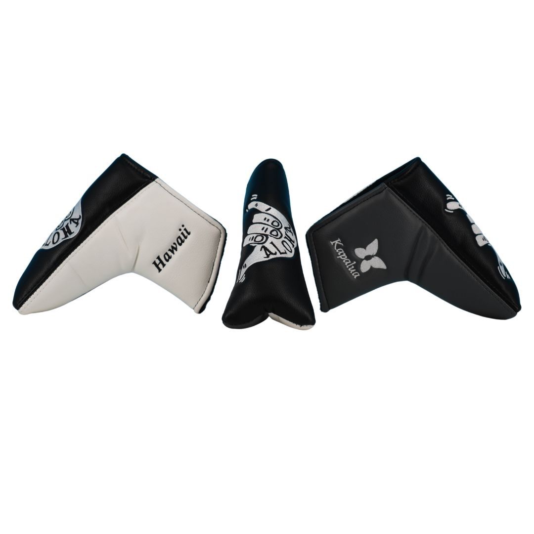 Protège-putter TaylorMade Shaka Aloha Hawaii - Édition Limitée 2024 En Cuir Noir