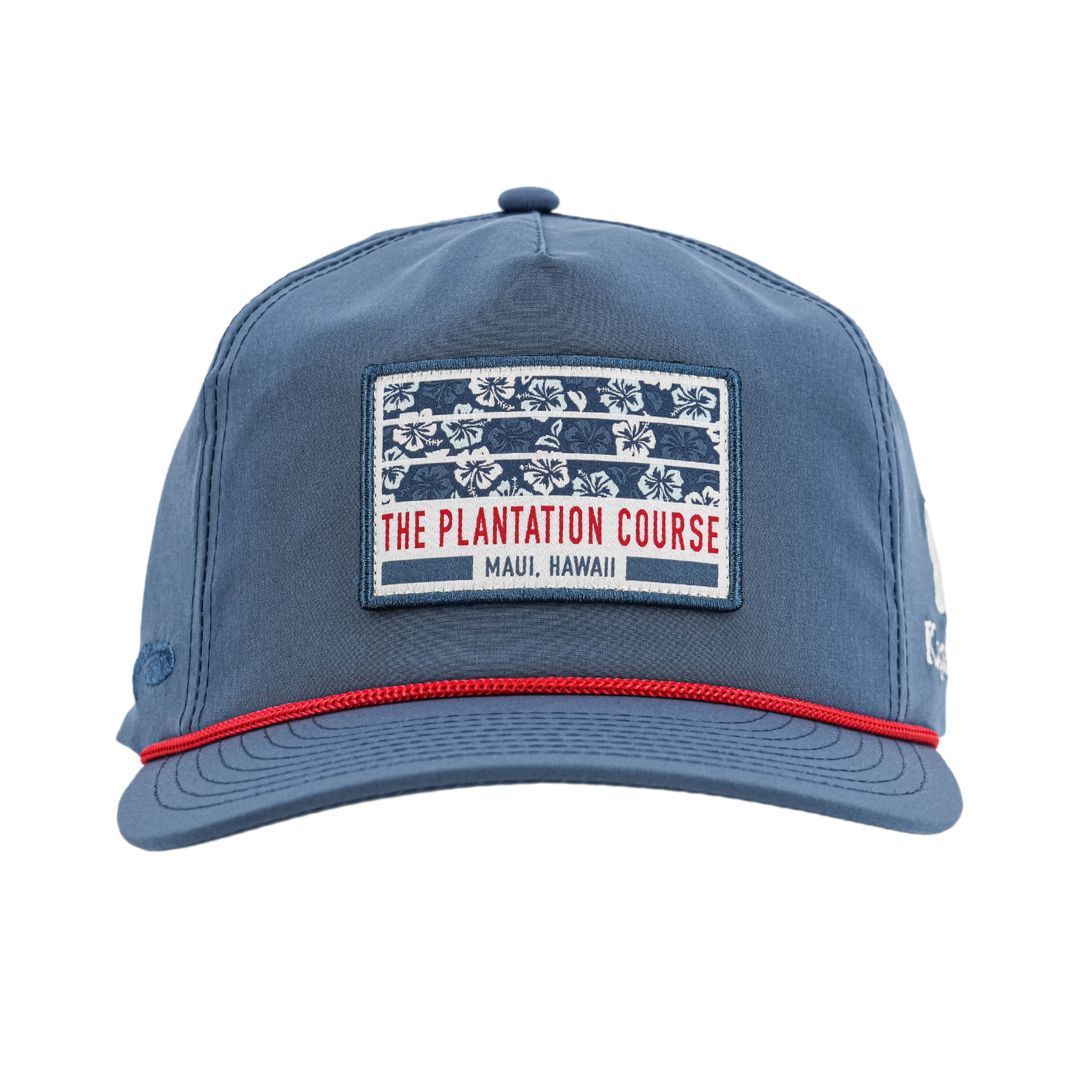 KAPALUA FLORAL STRIPES CAP, Color: SLATE USA