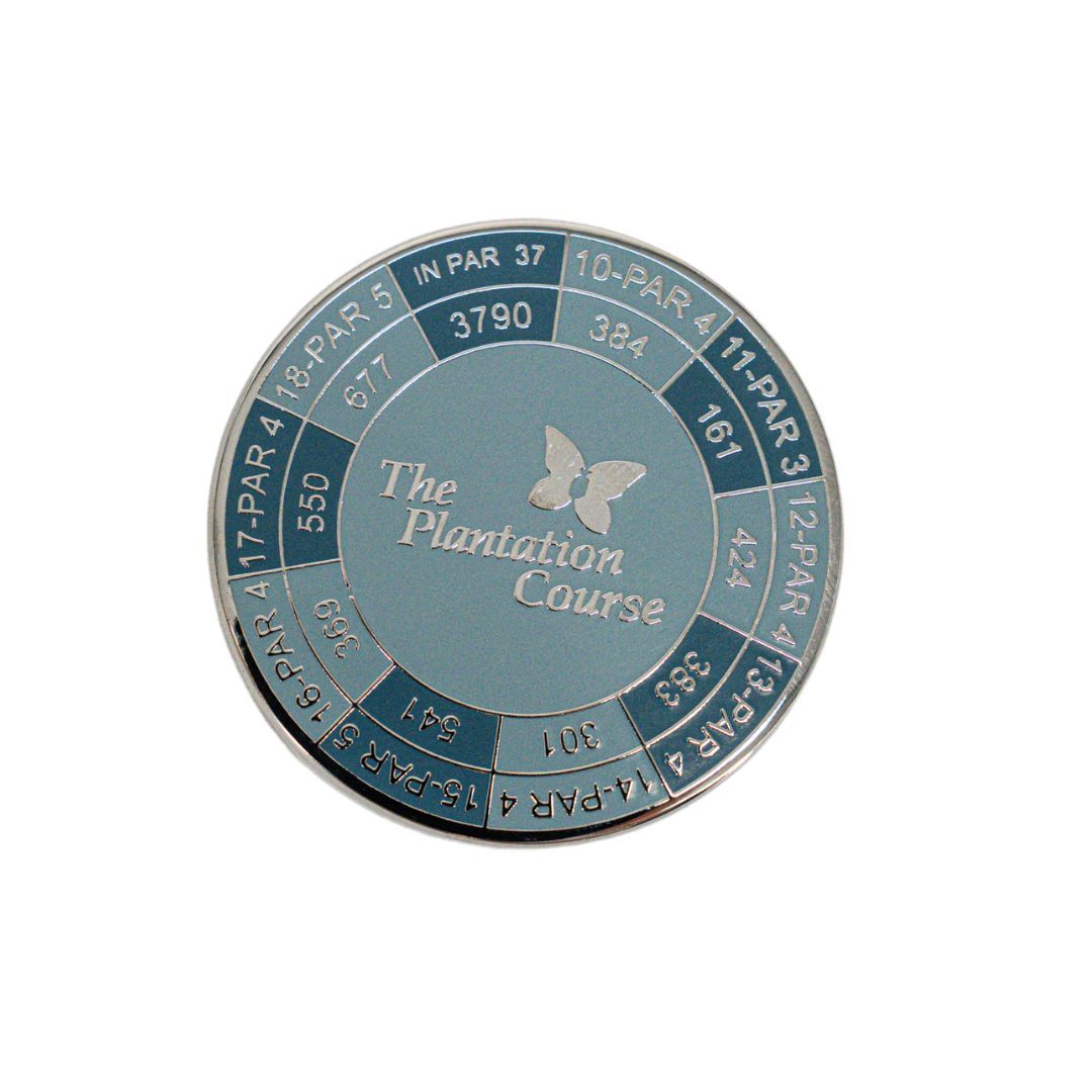 DUO YARDAGE COIN - THE PLANTATION COURSE