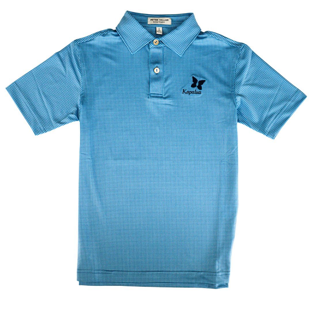 PETER MILLAR YOUTH GINGHAM PERFORMANCE