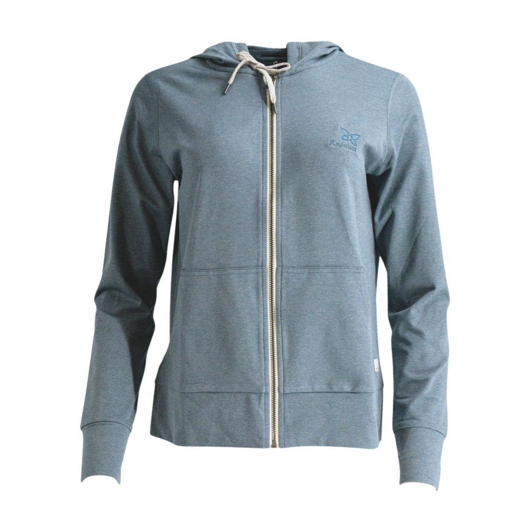 VUORI HALO PERFORMANCE HOODIE 2.0, Size: S, Color: SEA GLASS HEATHER