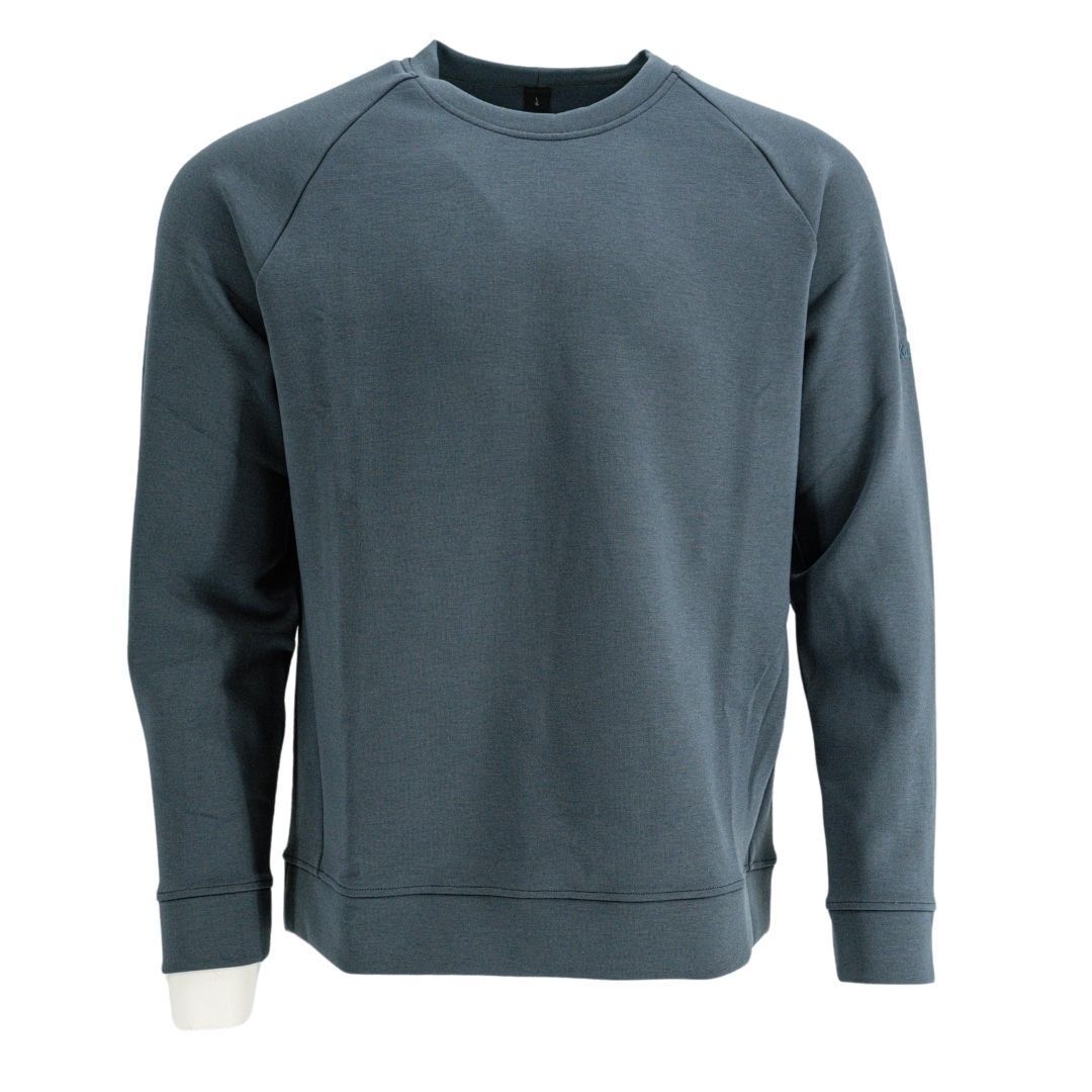 LULULEMON SMOOTH SPACER CREW, Color: OIL GREY, Size: M