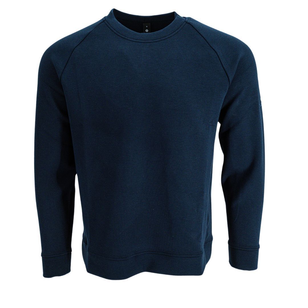 LULULEMON SMOOTH SPACER CREW, Color: TRUE NAVY, Size: M