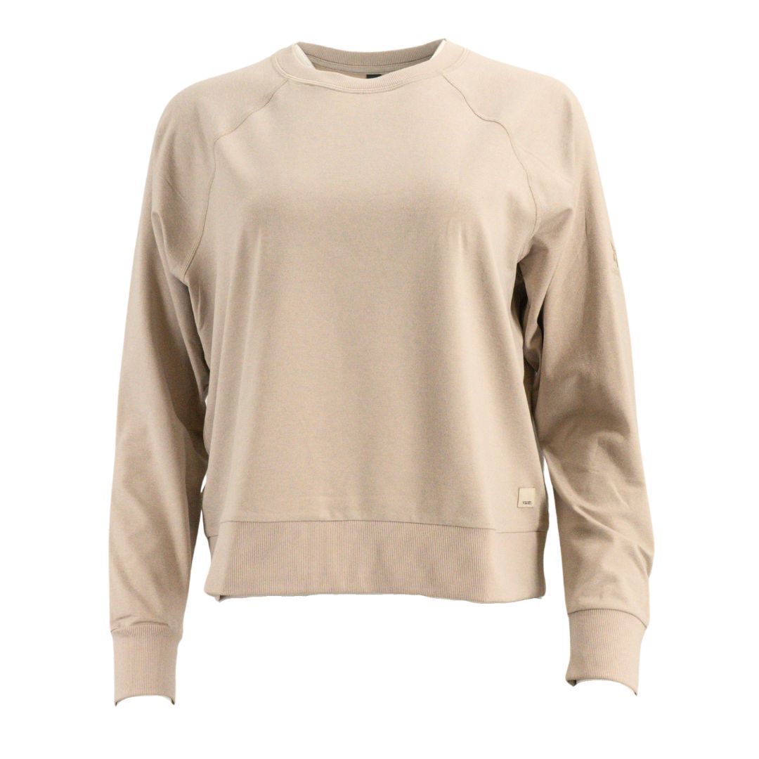 VUORI HALO CREW, Color: ECRU HEATHER, Size: XL