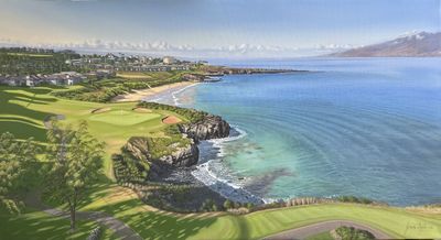 50TH ANNIVERSARY BAY COURSE LITHOGRAPHY PRINT