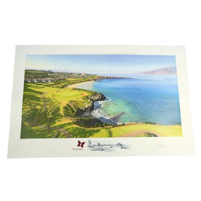 50TH ANNIVERSARY BAY COURSE LITHOGRAPHY PRINT