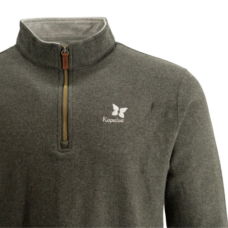 STRAIGHT DOWN BURNSIDE QUARTER ZIP