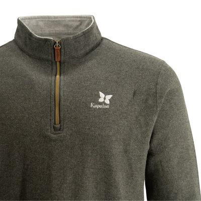 STRAIGHT DOWN BURNSIDE QUARTER ZIP