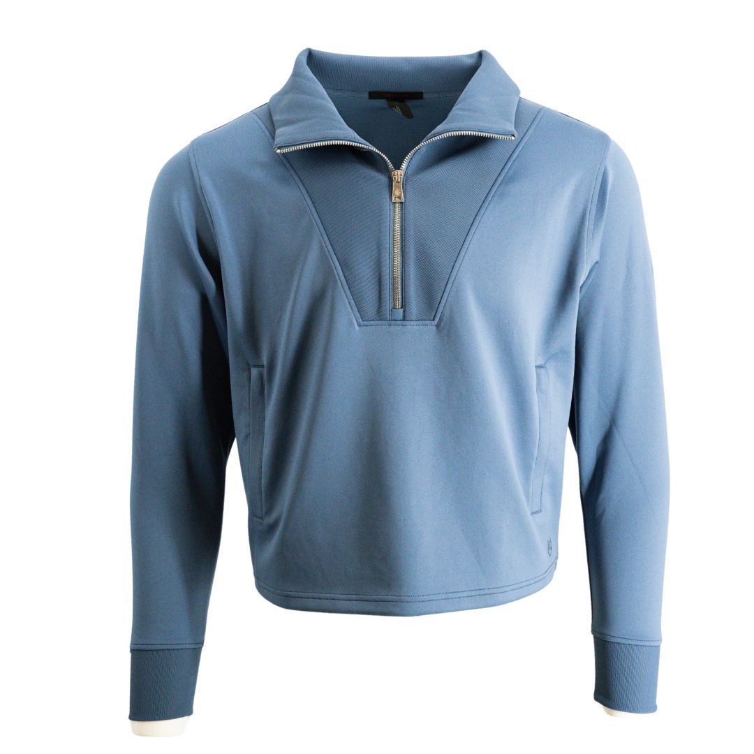 GREYSON WREN QUARTER ZIP, Color: VINTAGE INDIGO, Size: S