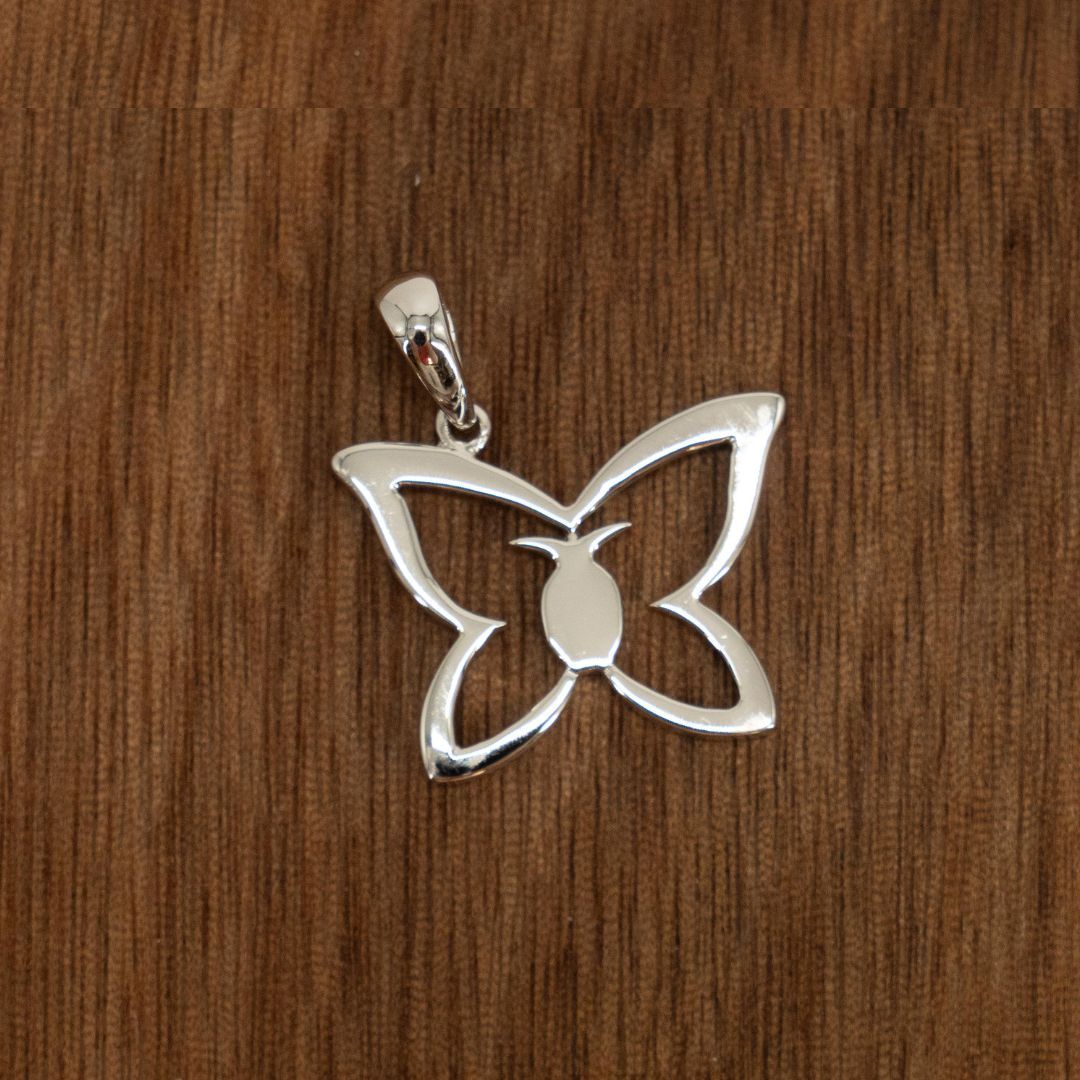 DENNY WONG 14K WHITE GOLD KAPALUA PENDANT (23MM)