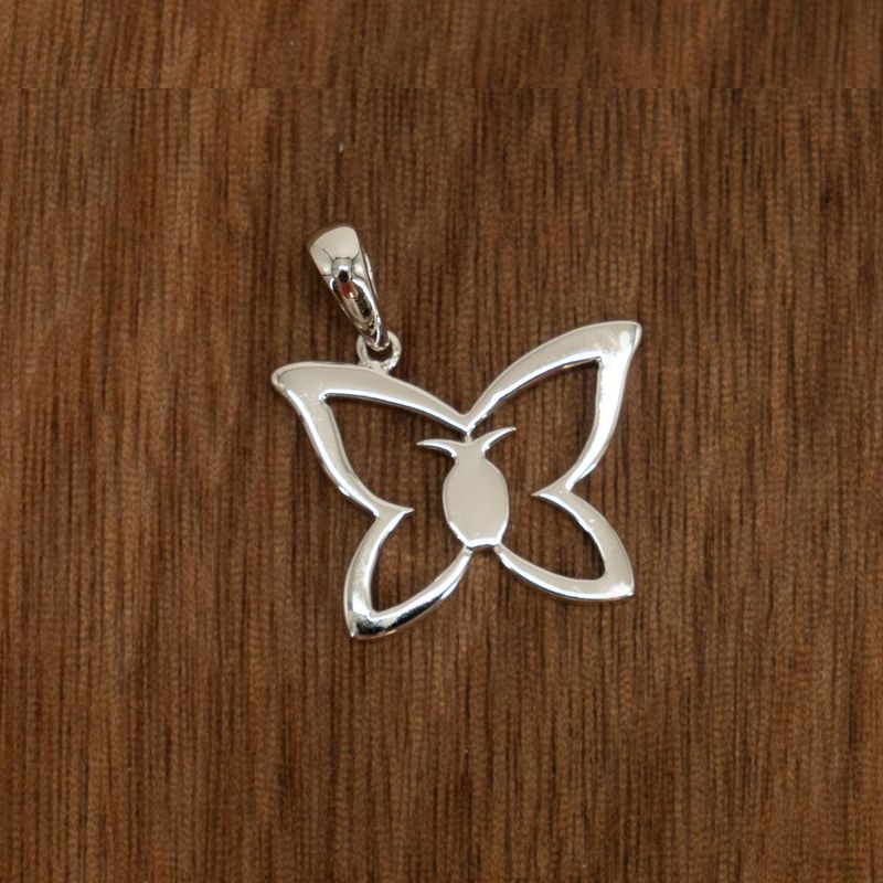 DENNY WONG 14K WHITE GOLD KAPALUA PENDANT (23MM)