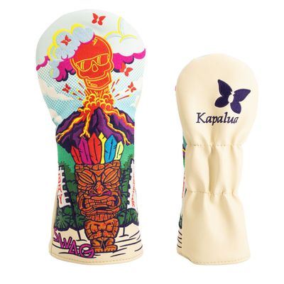 SWAG x KAPALUA 2025 VOLCANO TIKI HEADCOVERS + POUCH