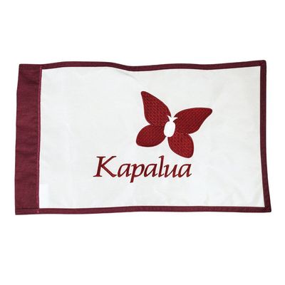 KAPALUA EMBROIDERED PIN FLAG W/ BORDER