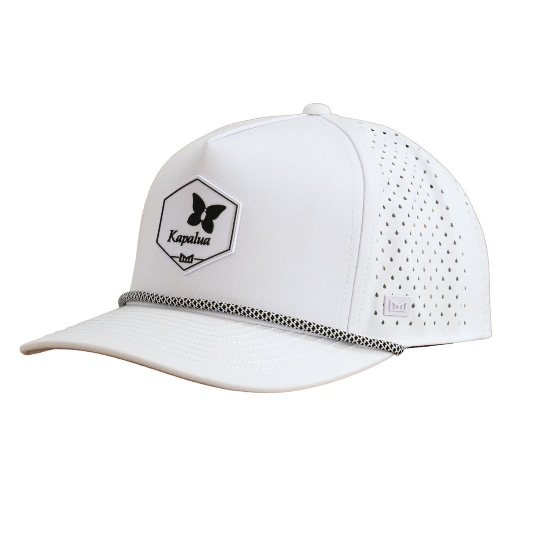 MELIN HYDRO ODYSSEY ROPE HEXAGON CAP, Color: WHITE, Size: CLASSIC