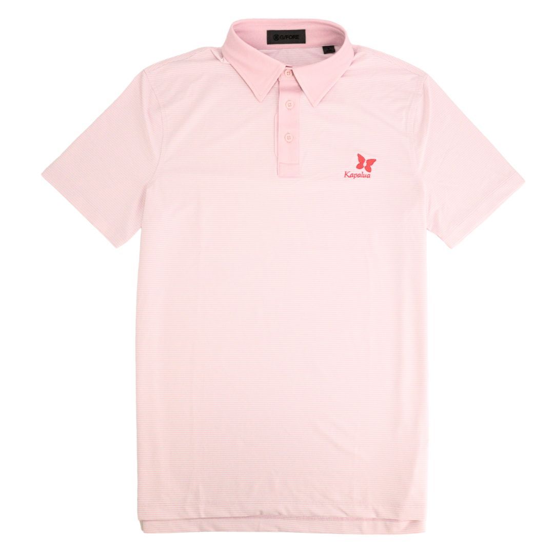 G/FORE FEEDER STRIPE FINE TECH JERSEY POLO