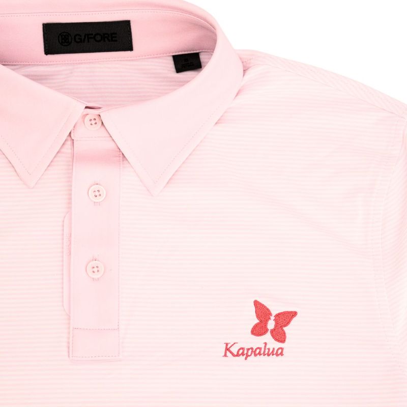 G/FORE FEEDER STRIPE FINE TECH JERSEY POLO