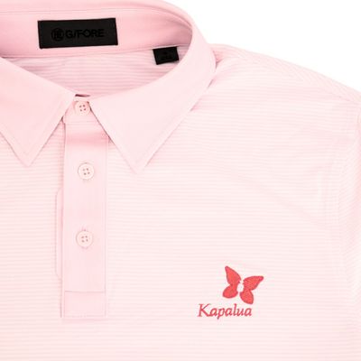 G/FORE FEEDER STRIPE FINE TECH JERSEY POLO