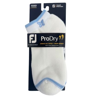 FOOT JOY LADIES SPORTLET SOCK (WHITE/BLUE)