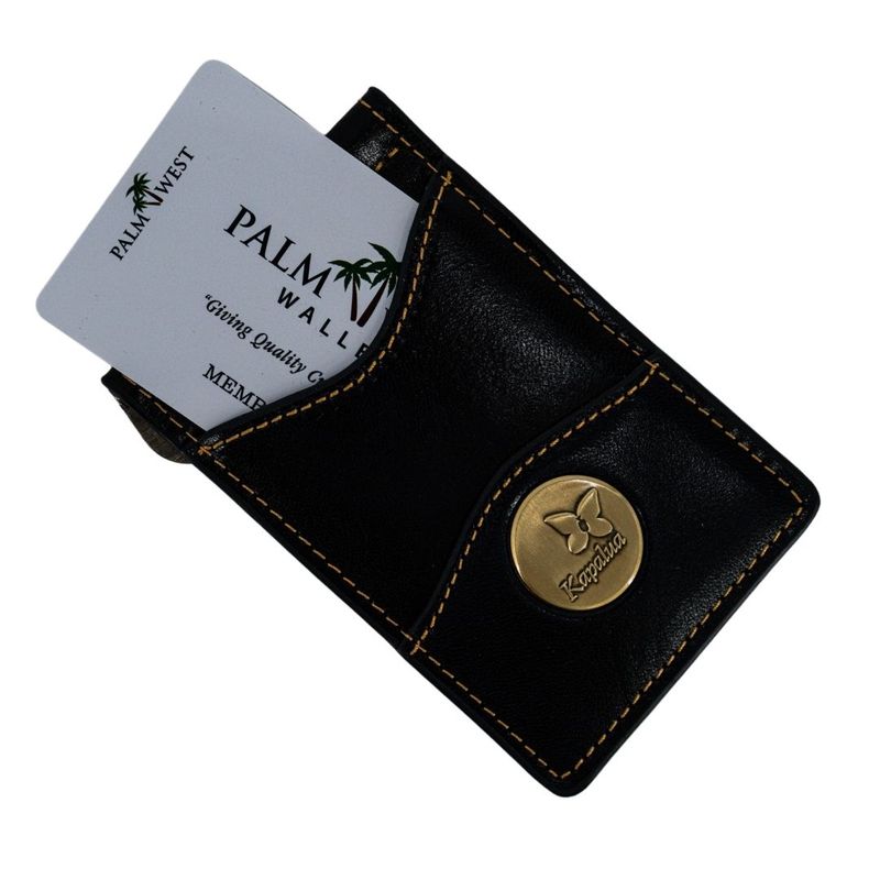 KAPALUA LEATHER MONEY CLIP