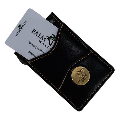 KAPALUA LEATHER MONEY CLIP