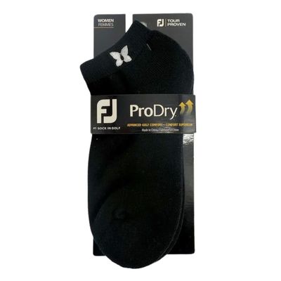 FOOT JOY LADIES SPORTLET SOCK (BLACK/WHITE)