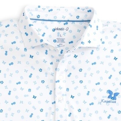 JOHNNIE-O CUSTOM BUTTERFLY + HAWAIIAN ICON POLO