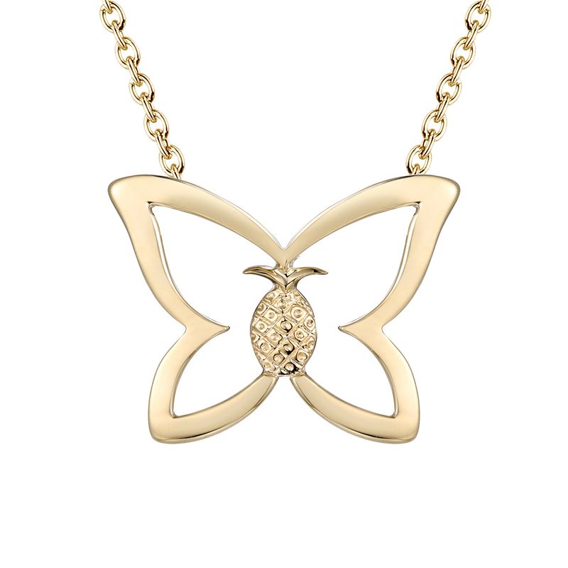 DENNY WONG TWO-TONE 14K GOLD KAPALUA PENDANT (16MM)