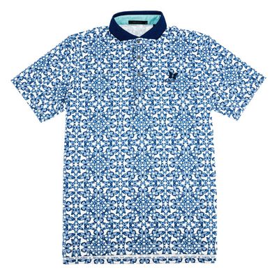 GREYSON x KAPALUA BLUE MIGRATION POLO