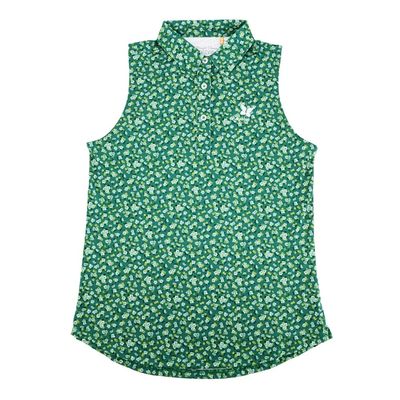 STRAIGHT DOWN MAGNOLIA SLEEVELESS POLO