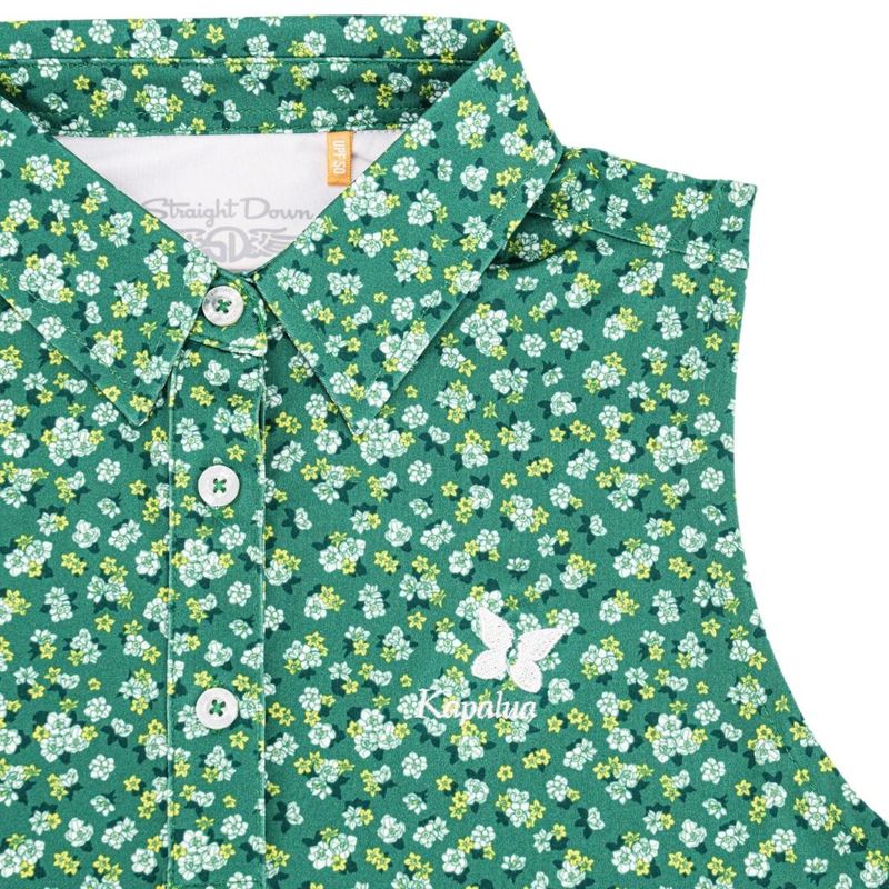 STRAIGHT DOWN MAGNOLIA SLEEVELESS POLO