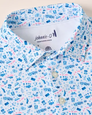 JOHNNIE-O YOUTH MERICA POLO