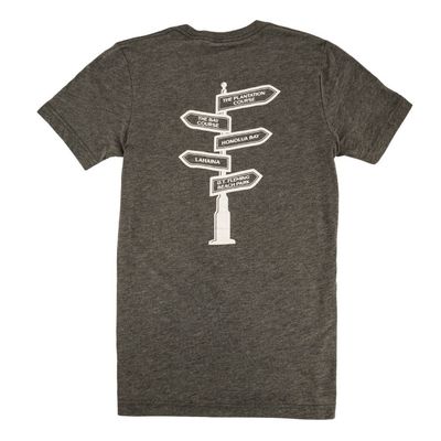 WEST MAUI DIRECTIONAL SIGN TSHIRT