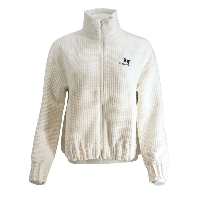 PETER MILLAR FLORA KNIT JACQUARD FULL ZIP