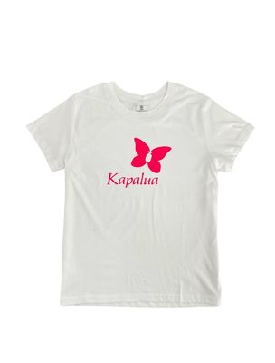 KAPALUA LADIES LARGE BUTTERFLY LOGO TEE