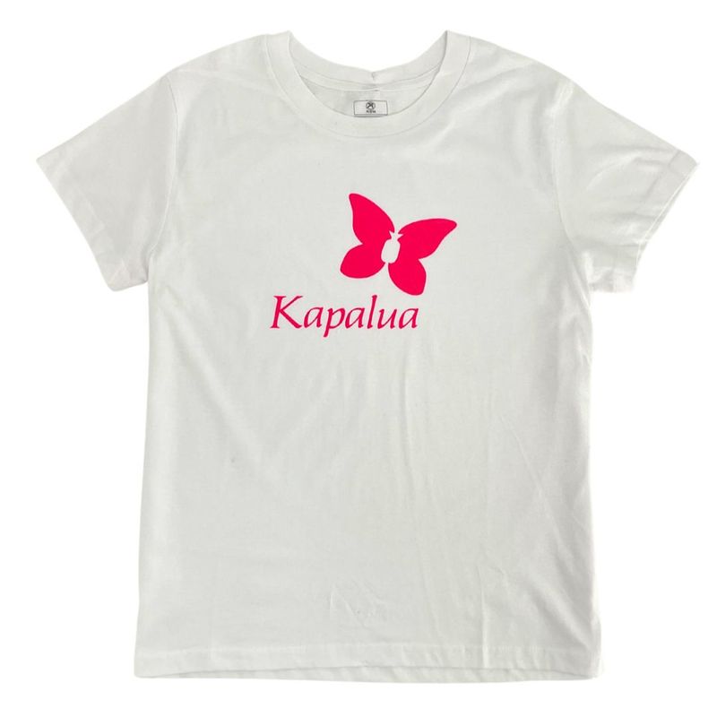 KAPALUA LADIES LARGE BUTTERFLY LOGO TEE
