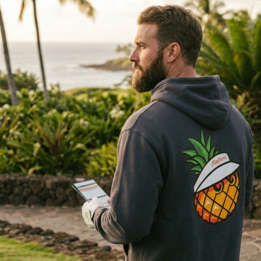 MALBON PINEAPPLE FESQUE HOODIE