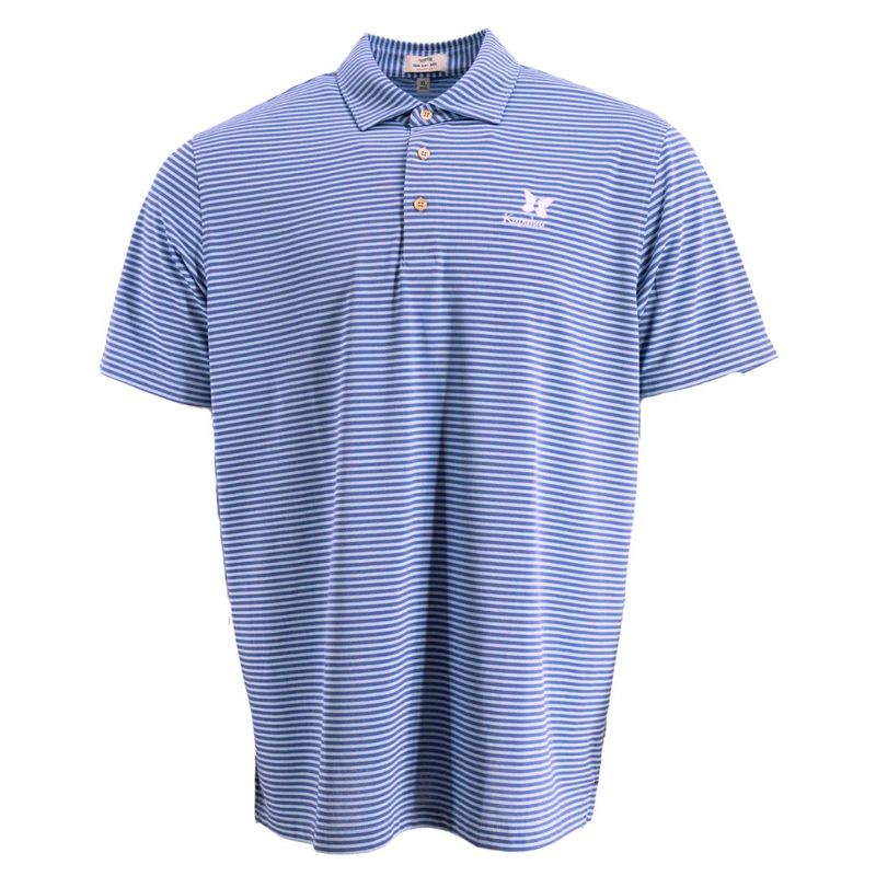 SUN DAY RED PIONEER STRIPE POLO (LIGHT BLUE)