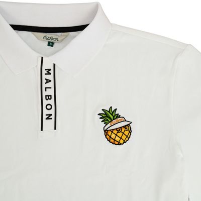 MALBON BLOCK PLACKET POLO