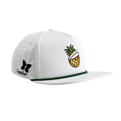 MALBON 5 PANEL PINEAPPLE ROPE HAT (new color)