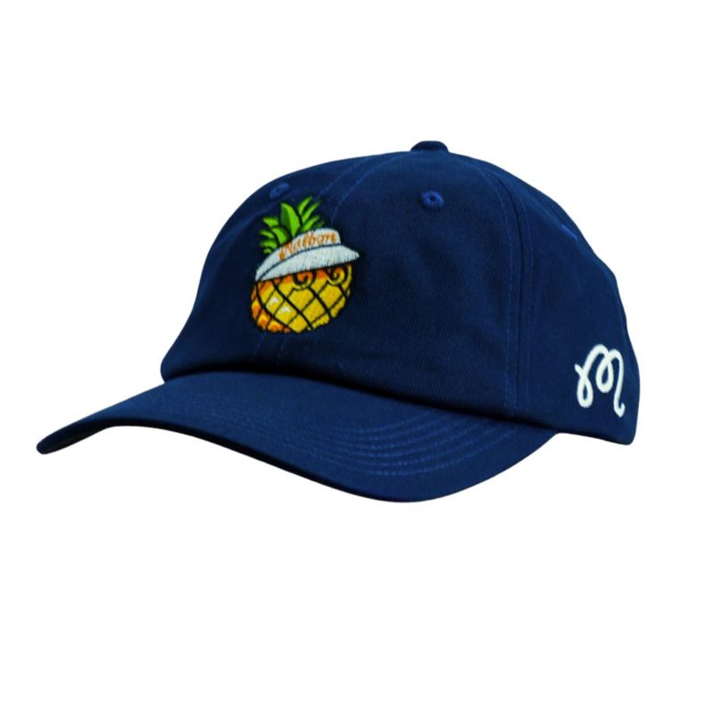 MALBON PINEAPPLE COTTON TWILL DAD HAT