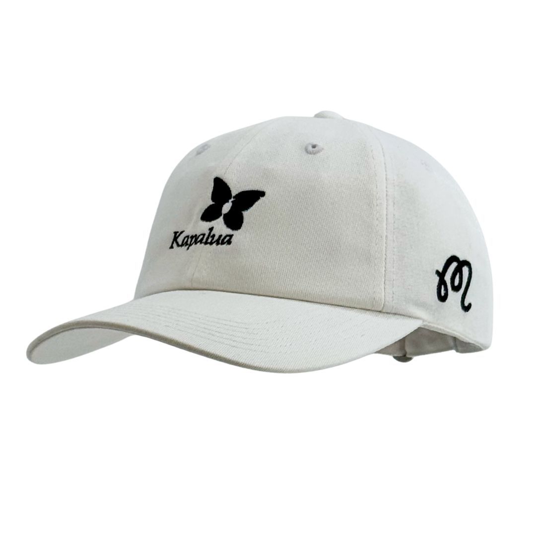 MALBON COTTON TWILL DAD HAT, Color: WHITE, Size: OS