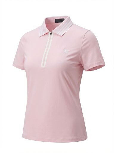 G/FORE SILKY TECH NYLON ZIP POLO