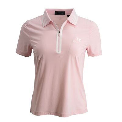 G/FORE SILKY TECH NYLON ZIP POLO