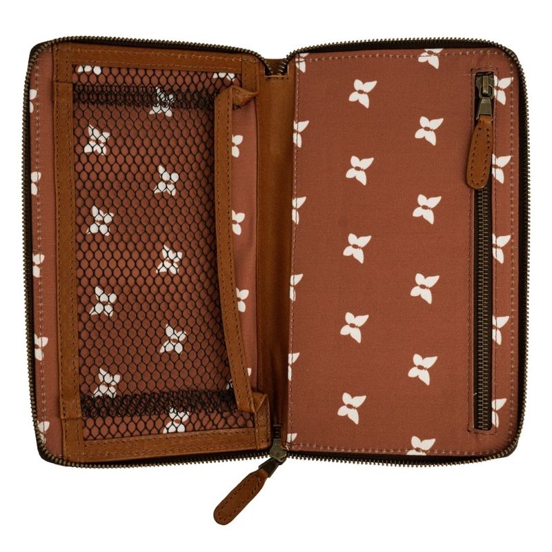 KAPALUA LEATHER GLOVE HOLDER W/ CUSTOM BUTTERFLY LINER
