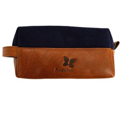 KAPALUA DOPP KIT W/ CUSTOM BUTTERFLY LINER
