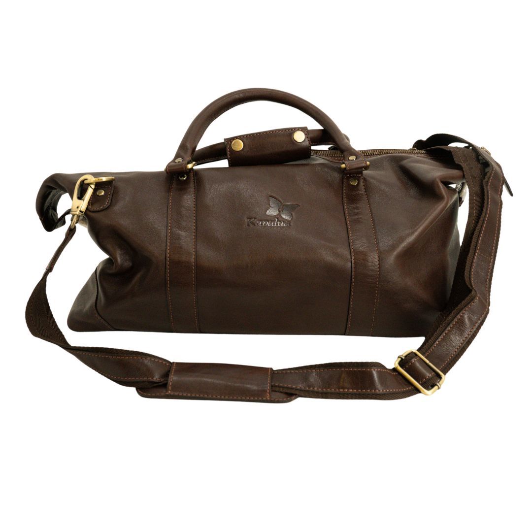 KAPALUA WAINSCOTT DUFFLE BAG W/ CUSTOM BUTTERFLY LINER