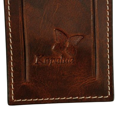 KAPALUA LEATHER LUGGAGE TAG