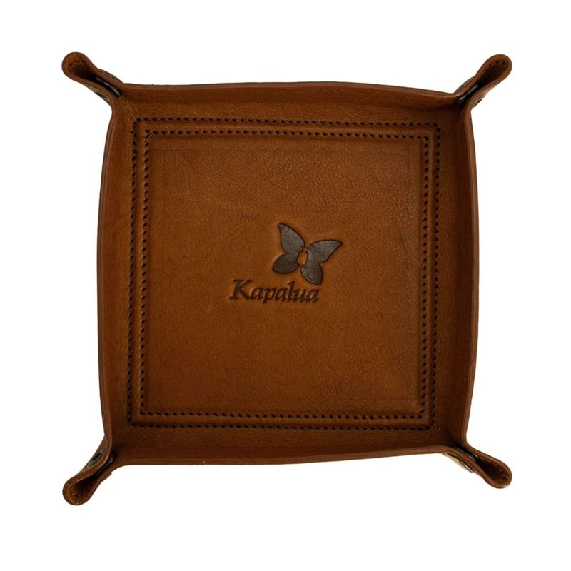 KAPALUA LEATHER VALET TRAY